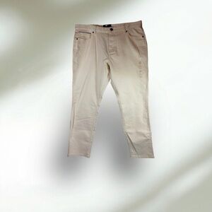 NWT  Tommy Hilfiger The Flex Mens Stretch Off White Jeans Denim Size 38x30